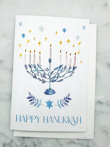 Hanukkah Folded Card